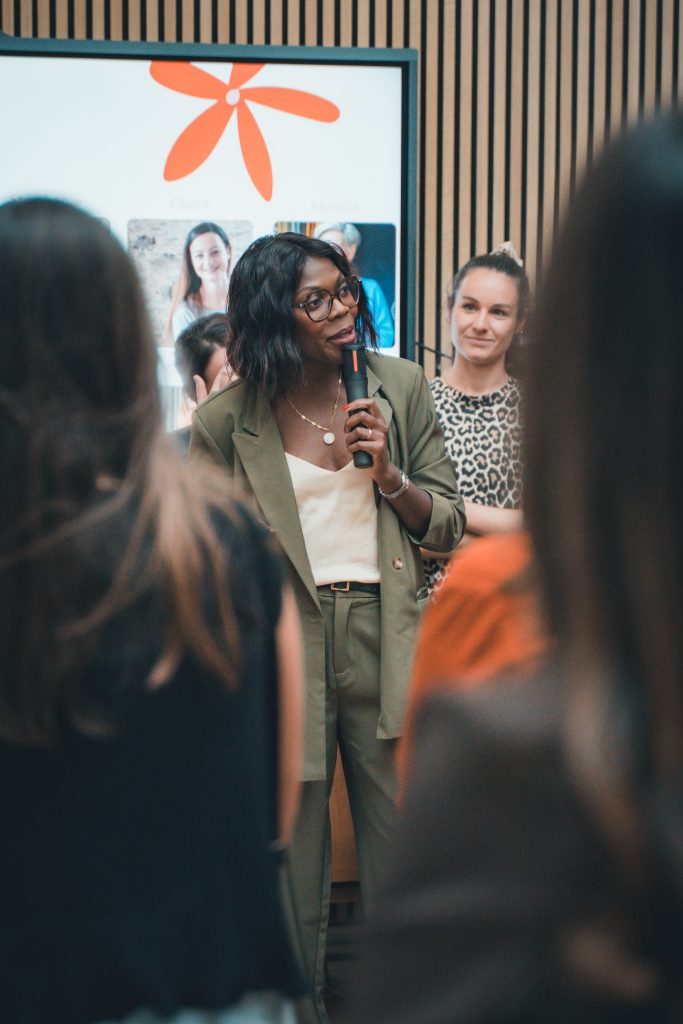 Stéphanie en conférence